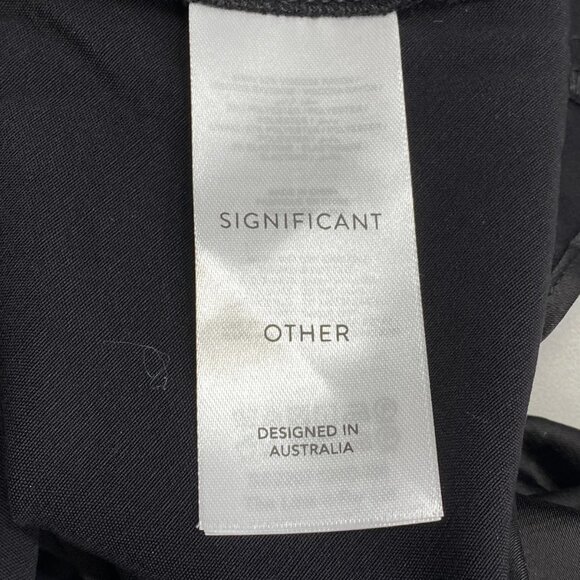 Significant Other Women’s Demi Keyhole Cutout Midi Dress Black Size 4 — Preowned - Picture 2 of 11